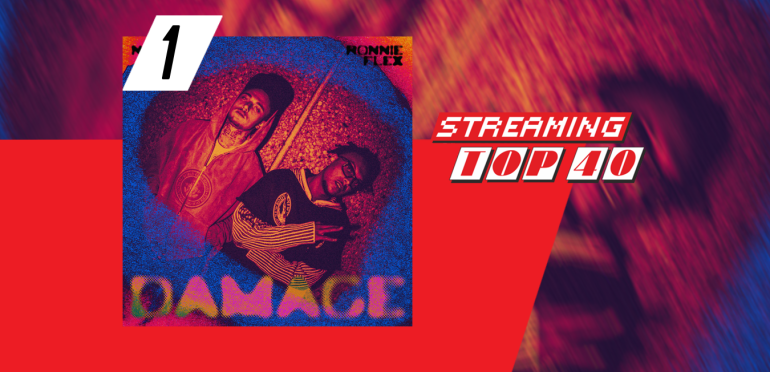 Streaming Top 40: Damage is de nieuwe nummer 1