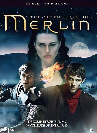 Coverafbeelding john hurt, colin morgan e.a. - the adventures of merlin - de complete serie 1 t/m 3