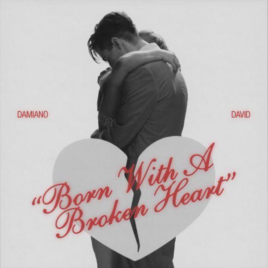 Coverafbeelding damiano david - born with a broken heart