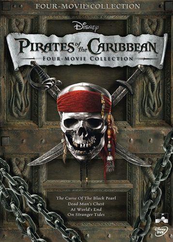 Coverafbeelding johnny depp, orlando bloom e.a. - pirates of the caribbean - four-movie collection